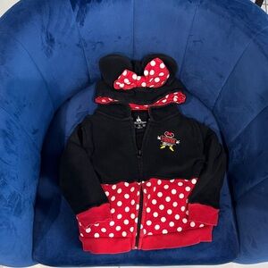 Disney Black and Red Minnie Mouse Jacket